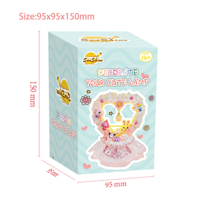 Nouveauté 2026 : Kits DIY non toxiques pour enfants avec colle crème et accessoires Kawaii pour décorer votre adorable lampe - Product Image 2