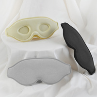 Masque de sommeil de luxe pour les dormeurs sur le dos et sur le côté, zéro pression oculaire, bandeau de nuit, cache-œil, bloque la lumière, masque de sommeil 3D
