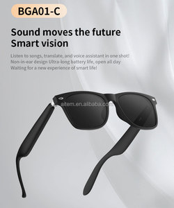 Nouvelles Lunettes Intelligentes AI Noires Anti-Lumière Bleue et Solaires avec Support d'Appels Téléphoniques et de Musique - Product Image 2