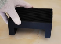 Housse de protection contre la poussière, pour Machine à coudre, pliable, noire, Flexible, en broderie,