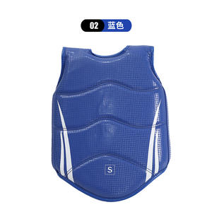 Protector de Pecho para Taekwondo Wtf, Armadura de Boxeo Moldeada de una Pieza, Duradera, Unisex, Ajustable con Cinta Mágica para Deportes de Combate - Product Image 5