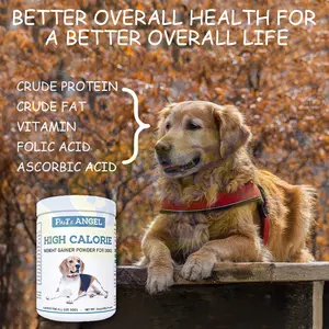 Hond Oem Gewicht Gain Supplement Poeder Multi-Vitaminen Dagelijkse Voeding Gezondheid Hoge Calorie Supplement Voor Hond