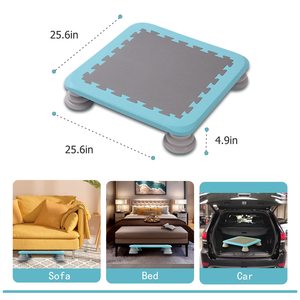 Mini <span class=keywords><strong>Trampoline</strong></span> d'entraînement sensoriel pour les tout-petits enfants PP PU planche rebondissante tapis de saut Fitness sport tremplin jouet garçons filles - Product Image 4