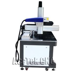 Mesin penanda Laser serat berpendingin air, untuk Area kerja ukuran besar 600*900mm mendukung DXF/BMP untuk bahan logam tanpa logam - Product Image 3