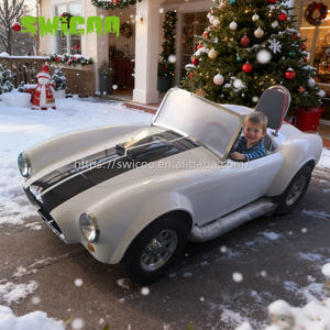 1500W Niños Regalo de Navidad Mini Shelby <span class=keywords><strong>Cobra</strong></span> Convertible Padre Hijo Deportivo Paseo Karts para diversión festiva - Product Image 1