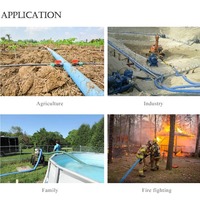 Tuyau plat flexible en PVC haute pression de 6 pouces, haute qualité, durable, certifié CE, 50m/100m, pour l'irrigation goutte à goutte agricole et le transfert d'eau