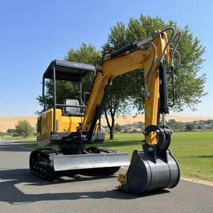 Mini-excavatrice sur chenilles de 1500 kg avec moteur EPA, climatiseur, boîte de vitesses et PLC pour la construction - Product Image 4
