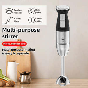 Batidora de mano multiusos, mezcladora eléctrica de acero inoxidable para cocina, para cocinar, remover y mezclar - Product Image 1