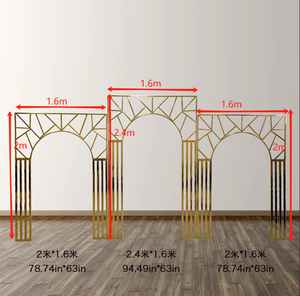 KL-FS005 Wholesale Gold Metal Flower <b>Stand</b> Background Frame Modern Large Gold Tall Flower <b>Stand</b> for <b>Wedding</b> <b>Backdrop</b> Decor - Product Image 2