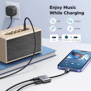 <span class=keywords><strong>Adaptador</strong></span> UGREEN USB <span class=keywords><strong>C</strong></span> a 3.5mm para <span class=keywords><strong>Auriculares</strong></span>, Cable USB <span class=keywords><strong>C</strong></span> a AUX, Convertidor de <span class=keywords><strong>Auriculares</strong></span> <span class=keywords><strong>Tipo</strong></span> <span class=keywords><strong>C</strong></span> a AUX de 3.5mm para Huawei y <span class=keywords><strong>Samsung</strong></span> - Product Image 5