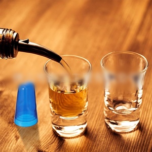 <b>Wine</b> Cork for Bottles Bar Toppers Pour Spout Covers Liquor Bottle Covers Universal Pour Dispenser Dust Translucent - Product Image 3