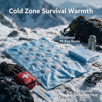 Couverture Chauffante Active Améliorée par rapport aux Couvertures Thermiques Standard, 12 Panneaux, Légère, pour Premiers Intervenants en Cas de Catastrophe