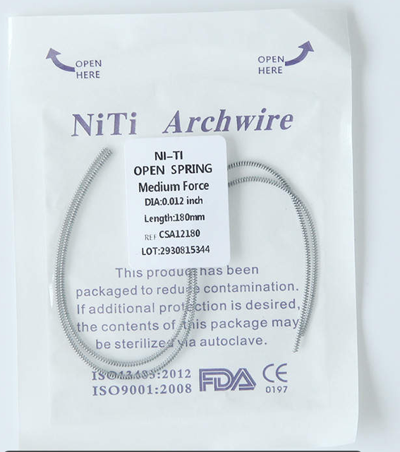 YP Dental Material Niti Coil Open Spring 180mm