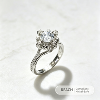 Bagues en laiton plaqué platine, pierres étincelantes élégantes pour les fêtes d'anniversaire, les mariages, les anniversaires de mariage, bijoux de mode, cadeaux
