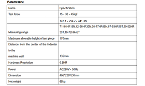 HST-HSR45 Yüzeysel Rockwell Sertlik Ölçme Cihazı İnce, Küçük ve İnce Örneklerde Test Yapma, Geniş Uygulama Aralığı, Laboratuvarda Kolay Kullanım - Product Image 4