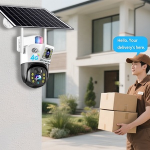 Joareon V380 Pro New năng lượng mặt trời Battery Powered an ninh PTZ CCTV Camer 6MP mạng không dây an ninh CCTV 4 gam năng lượng mặt trời máy ảnh - Product Image 4