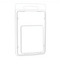 Boîte de téléphone portable en plastique PET rectangulaire de haute qualité, emballage en blister imprimé, personnalisable, OEM, matériau recyclable