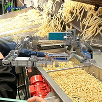 Shepody Multifunctionele Volledig Automatische Productielijn voor Verse Aardappelchips en Frieten, Aardappelchipsmachine
