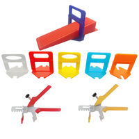 Espaceur de sol, niveleur de carrelage en porcelaine, accessoire de pose de carrelage, système de nivellement de carrelage, clips et cales de 1,0 mm et 2 mm pour accessoires de carrelage