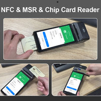 Terminal de Pago Móvil con Pantalla Táctil Sin Contacto, Dispositivo Táctil Android POS con Escáner de Código de Barras para Pedidos Z500