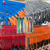 Kit de récupération cinétique 9m x 25mm, cordes de remorquage en nylon haute résistance, 2 manilles souples, outils d'urgence pour véhicules tout-terrain
