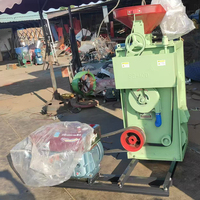 Machines de décorticage de riz combinées, mini décortiqueuses automatiques de riz à moteur diesel, moulins à riz et maïs à marteaux, prix Sb10 Sb30 Sb50