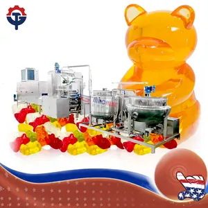 High precision candy machine gummy bear vitamins machine plain fruit gummy candy machine