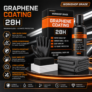 CARZONEX Revêtement au graphène 28H 1000ml 130 °   Miroir d'angle Water Angle Shine 120GU, facile à nettoyer, protection de peinture 10 ans - Product Image 6