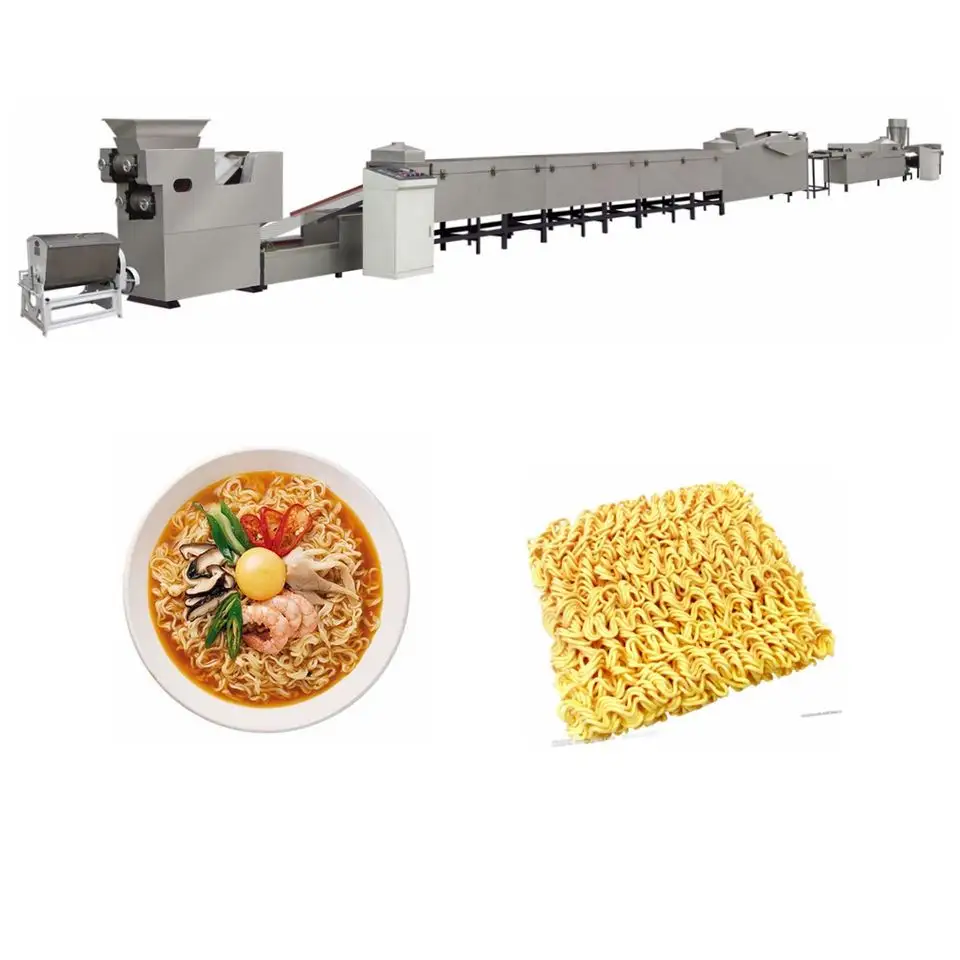 Simple operation automatic stewing frying instant noodles production line