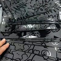 Nouveau film de protection de voiture en vinyle mat satiné gaufré UV à motif dessin animé, autocollant de voiture imprimé sur mesure, film vinyle à changement de couleur pour voiture avec technologie Air Release
