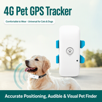 Localisateur GPS pour animaux de compagnie 4G, étanche IP67, charge magnétique, suivi à distance en temps réel, anti-perte, collier GPS pour chien et chat