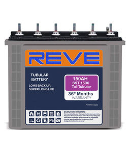 Batería de inversor tubular de ciclo profundo Reve 12V 150Ah | Electrodomésticos de bajo mantenimiento sellados de alto rendimiento con certificación CE - Product Image 4