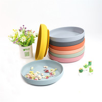 Assiette pour bébé pour enfant à aspiration extra forte Assiette ronde de sevrage pour tout-petits avec ensemble de vaisselle en silicone en forme d'ours