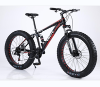 Vélo de montagne de descente de haute qualité de 26 pouces en acier carbone, suspension intégrale, pneus larges double V, 27 vitesses, avec fourniture d'usine OEM