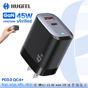 Mini chargeur GaN 45W PD3.0 à charge rapide avec <span class=keywords><strong>adaptateur</strong></span> <span class=keywords><strong>secteur</strong></span> pliable pour voyages, compatible avec les téléphones, tablettes, ordinateurs portables et écouteurs - Product Image 3