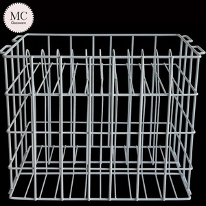 Estante de placa de metal para un fácil transporte y almacenamiento, capacidad para 12 estantes de placas de cargador (19,2 "X 14,8" X 14,4 ") - Product Image 4