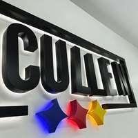 Letrero Comercial para Tienda, Letrero LED Personalizado con Logotipo, Letreros 3D Retroiluminados para Pared, Letras con Luz LED