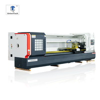 Mesin Bubut CNC Flat Bed Heavy Duty CK6180 Sistem KND Motor Spindle 11kW 4-Station Flat Bed, Motor Spindle 11kW, Bubut
