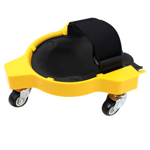 Rodillera con Ruedas Omnidireccionales Ajustable para Protección de Albañiles - Product Image 2