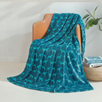 FY Factory Direct GRS Certifié 100% Polyester Couvertures de Compagnie Aérienne Durabilité EASA CS-25 Conforme Solide Motif Tricoté Tissus