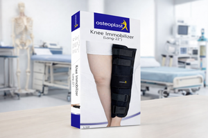 Attelle d'immobilisation du genou Osteoplast longue de 22 pouces, orthèse réglable pour le soutien post-chirurgical et les blessures - Product Image 2