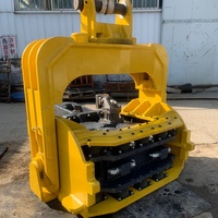Marteau vibrant haute fréquence et haute efficacité pour excavatrice avec support moteur personnalisé pour travaux de pieutage de fondations