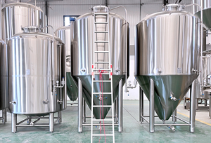 Cuve de Fermentation Commerciale 20 BBL pour Brasserie avec Port de Chargement de Hops Secs, Échelle, Vanne d'Échantillonnage et Détection de Température - À Vendre - Product Image 6