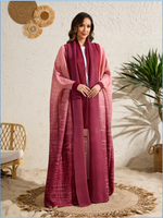 Abaya élégante OEM 2026 – Vêtement islamique grande taille, longue veste, robe de soirée plissée Miyake pour femme, modeste, Ramadan, trench ouvert
