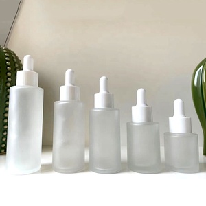 Chai Mỹ Phẩm Mới 20Ml 30Ml 40Ml 50Ml 60Ml 80Ml <span class=keywords><strong>100Ml</strong></span> Chai Nhỏ Giọt Sang Trọng Mờ Chai Tinh Dầu Thủy Tinh Có Ống Nhỏ Giọt - Product Image 1