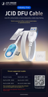 Câble DFU automatique JCID pour fonctionnement en état hors tension/sur tension/écran verrouillé, sans barrière opérationnelle, flashage en profondeur