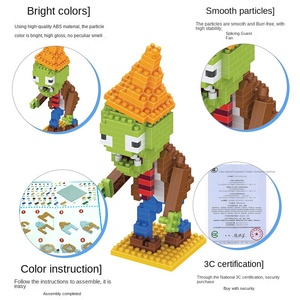 Juguetes Educativos de Plástico para Niños, Bloques de Construcción Pequeños de Diamantes de Micropartículas, Mini Bloques Creativos - Product Image 3