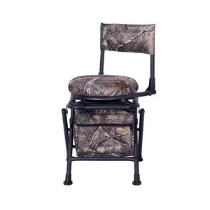 OEM Rembourré Pliant Portable Pivotant <span class=keywords><strong>Chasse</strong></span> Chaise De Pêche <span class=keywords><strong>Tabouret</strong></span> avec Gear Glacière Sac - Product Image 1