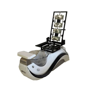 Ensemble d'accessoires de meubles de salon de manucure direct d'usine huit balles de massage rotatives chaise de pédicure modèle de pied négatif positif S703 - Product Image 6