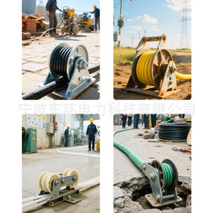 Poulie d'angle à trois roues pour câble, courroie plate, courroie trapézoïdale, courroie crantée, en acier, avec roue en nylon ou en aluminium - Product Image 4